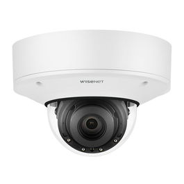 Hanwha P Cámara IP Minidomo 2MP AI 4.38-9.33mm Antivandálico IR40 WDR IK10+ IP66 IP67 IP6K9K NEMA4X Wisenet