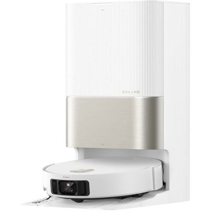Dreame X50 Ultra Complete Saugroboter Aspirador Robot con Autovaciado y Fregado, Mapeo 3D, 20000 Pa, Blanco/Negro/Acero