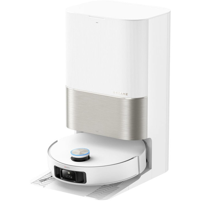 Dreame X50 Ultra Complete Saugroboter Aspirador Robot con Autovaciado y Fregado, Mapeo 3D, 20000 Pa, Blanco/Negro/Acero