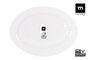 La Mediterranea Fuente Oval Temara Opal 35,5 cm (Pack de 12) de 34,5 x 25,6 x 2,9 cm