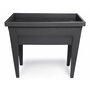Eda Vegetable garden with City Veg table & Table - 73 x 38.5 x H 68 cm - 57 L - Gris antracita