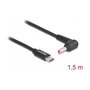 DeLOCK Cable de carga USB Type-C™ a HP 4,8 x 1,7 mm, 1,5 m