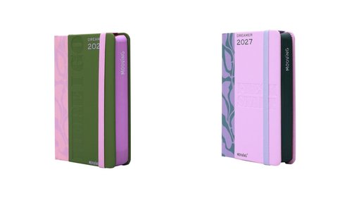 Mooving Agenda Anual 2027 Dreamer con Tapa de Tela y Goma 100x150 mm Surtido Mooving Agenda Anual 2027 Dreamer con Tapa de Tela y Goma 100x150 mm Surtido