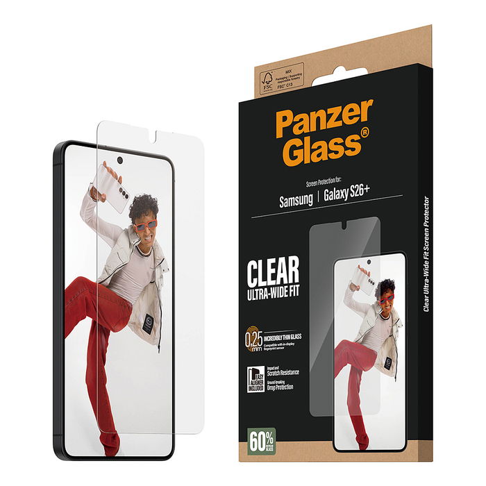 PanzerGlass Protector de Pantalla Galaxy S26+ con EasyAligner - Vidrio Templado