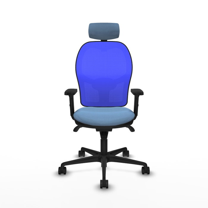 PIQUERAS Y CRESPO Silla de oficina Jorquera Azul con mecanismo Sincro