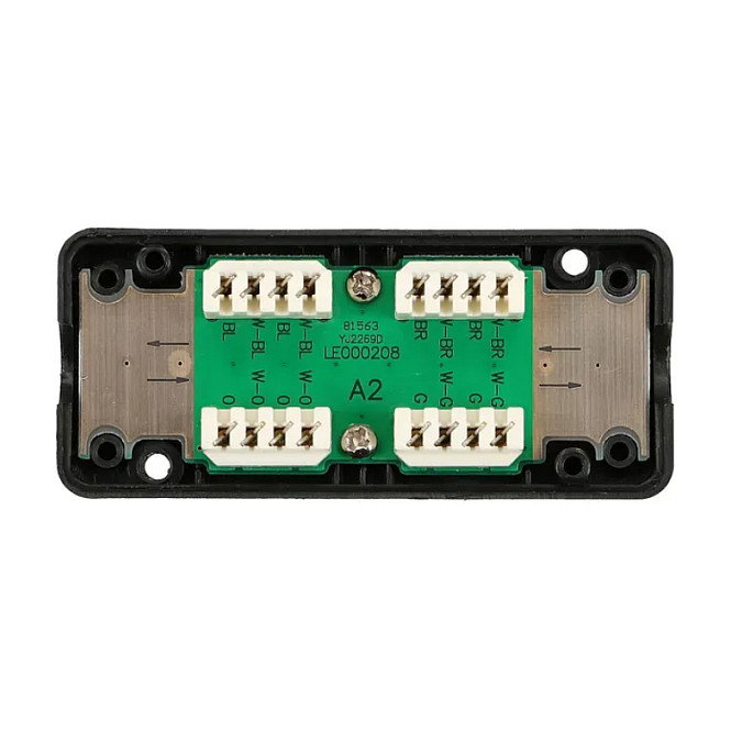 Extralink Caja de conexión CAT6 UTP EX.9618 Negro