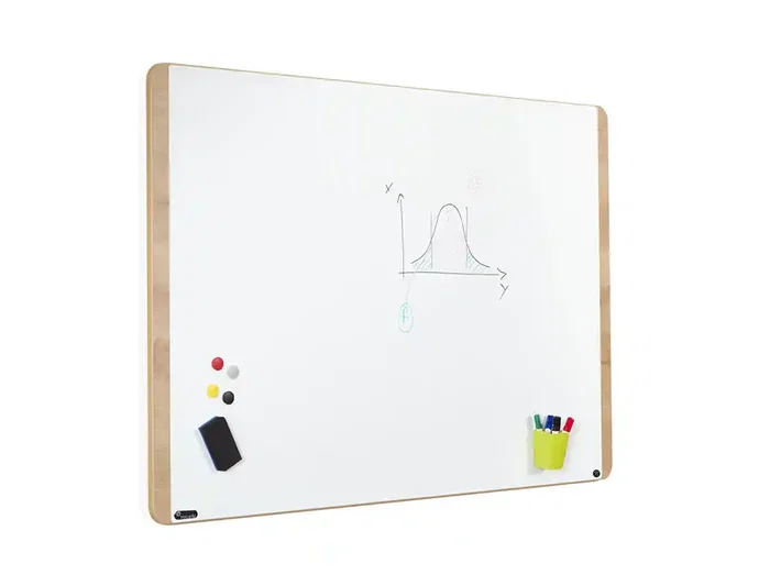 Rocada Pizarra Blanca Lacada Magnética Gama Natural 115x75 cm