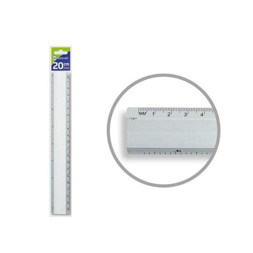 Bismark Regla de Aluminio 20 cm Bismark Regla de Aluminio 20 cm