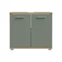 Forte Mueble bajo fregadero CHAMP CMPK021M888 2 puertas 69,9 x 28,9 x 62 cm Roble artesanal / Verde salvia