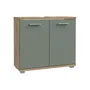 Forte Mueble bajo fregadero CHAMP CMPK021M888 2 puertas 69,9 x 28,9 x 62 cm Roble artesanal / Verde salvia