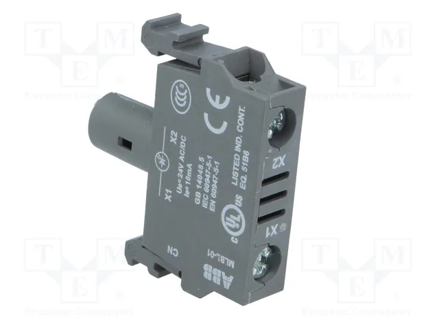 ABB Elemento iluminador LED rojo 24VDC 22mm ABB Elemento iluminador LED rojo 24VDC 22mm