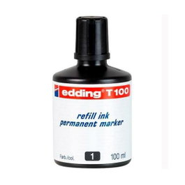 Edding Frasco de Tinta T100 Negro 100ml