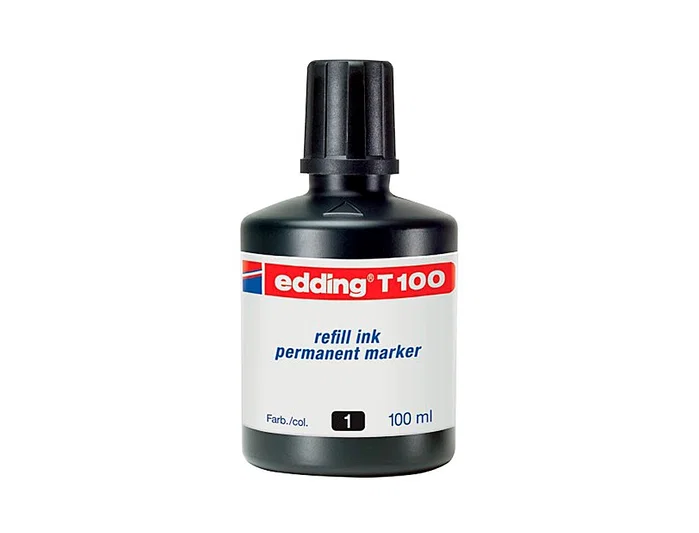 Edding Frasco de Tinta T100 Negro 100ml