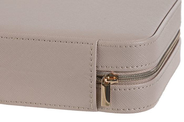 DKD Home Decor Joyero Tradicional Rosa Palo 14 x 5 x 13 cm (4 Unidades)