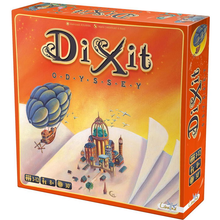 Asmodee Libellud Dixit Odyssey Juego de Mesa en Español y Portugués | 84 Cartas | PEGI 6 | 3-12 Jugadores | 30 min Asmodee Libellud Dixit Odyssey Juego de Mesa en Español y Portugués | 84 Cartas | PEGI 6 | 3-12 Jugadores | 30 min