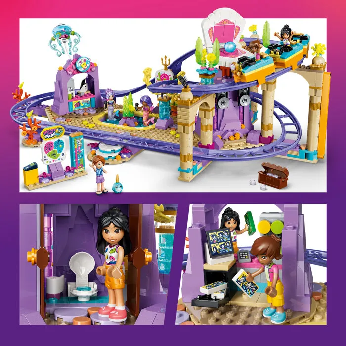 Lego Friends 42703 Montaña rusa de sirenas - Juguete interactivo para mayores de 8 años - Regalo