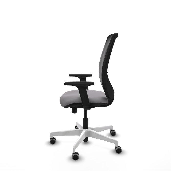 PIQUERAS Y CRESPO Silla de oficina Zulema Gris con Malla Negra