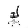 PIQUERAS Y CRESPO Silla de oficina Zulema Gris con Malla Negra