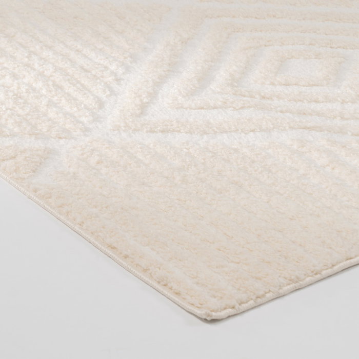 Alfombra Beige 60%Poliéster- 40% Jute 160 X 230 cm