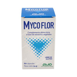 Avd Reform Mycoflor 60 Cap, Complemento Alimenticio con Ácido Rosmarínico y Actigerm para Salud Digestiva e Intestinal