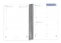 Oxford Agenda Anual Live&Go Espiral A5 320H Negro 2026