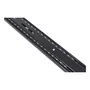Unykach UK52094 - Kit de Carriles Rack (Par) para Armario Rack, Telescópicos, Capacidad 4U y 35 kg, Incluye Tornillería, Color Negro