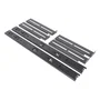 Unykach UK52094 - Kit de Carriles Rack (Par) para Armario Rack, Telescópicos, Capacidad 4U y 35 kg, Incluye Tornillería, Color Negro