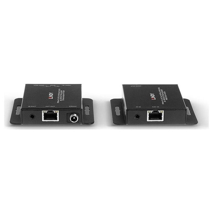Lindy 38208 Extensor HDMI 4K30 e IR con PoC y Loop Out, 70m, Negro