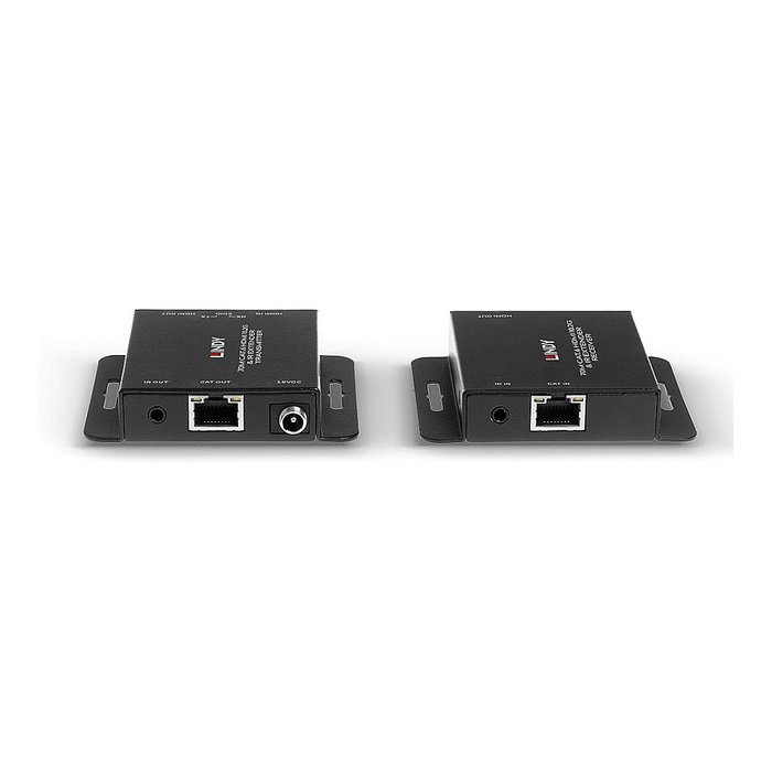 Lindy 38208 Extensor HDMI 4K30 e IR con PoC y Loop Out, 70m, Negro