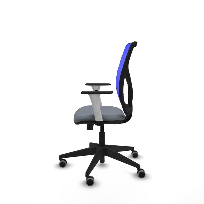 PIQUERAS Y CRESPO Silla de oficina Motilla con mecanismo Sincro, Gris y Azul PIQUERAS Y CRESPO Silla de oficina Motilla con mecanismo Sincro, Gris y Azul