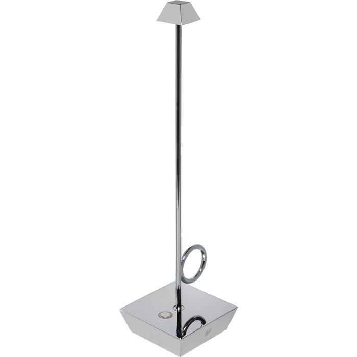 Broggi Design Lampada Bugia recargable cromada