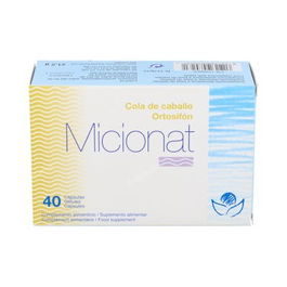 Bioserum Micionat 40 Cápsulas - Complemento para el Drenaje y Diurético Natural - Con Cola de Caballo, Ortosifón, Estigma de Maíz y Vara de Oro