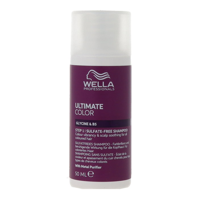 Wella Ultimate Color Glycine & B5 Step 1 Sulf Free Champú 50 ml Wella Ultimate Color Glycine & B5 Step 1 Sulf Free Champú 50 ml