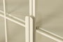 DKD Home Decor Buffet de Metal Crema con 4 Puertas y 1 Estante