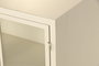 DKD Home Decor Buffet de Metal Crema con 4 Puertas y 1 Estante