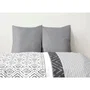 Home Linge Passion Juego de 2 Fundas de Almohada 50 x 70 cm Gris Claro