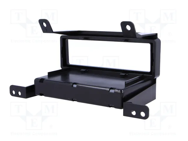 METRA Bastidor de montaje de radio para Nissan, 1 DIN/2 DIN, Negro METRA Bastidor de montaje de radio para Nissan, 1 DIN/2 DIN, Negro