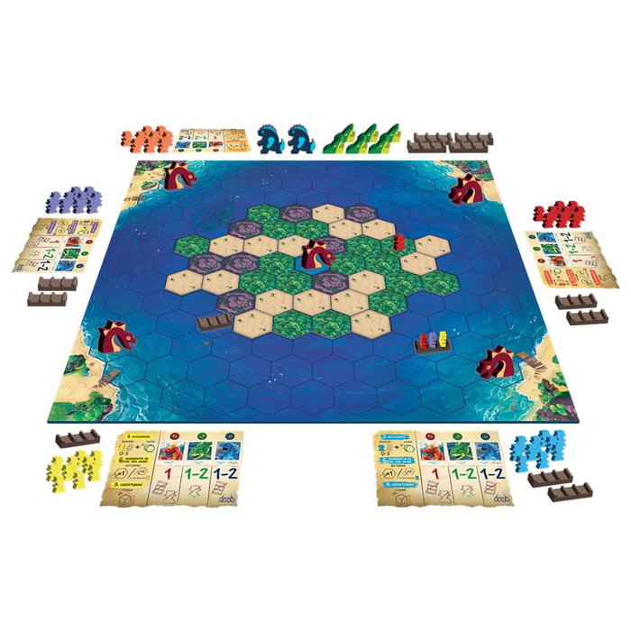 Zygomatic Survive The Island Juego de Mesa ZYGSTI01ES - Juego de Tablero para 2 a 5 Jugadores