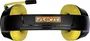 Konix Pacman Auriculares Gaming USB tipo A Negro y Amarillo
