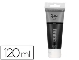 Liderpapel Pintura Acrílica Tubo Plástico 120 ml Negro Marfil