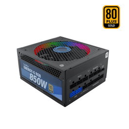 COOLBOX ENERGY-G DG-PWS850-MRG Fuente de Alimentación 850W 80 Plus Gold ATX Full Modular Ventilador Silencioso 140mm RGB ARGB Compatible con RTX 3000