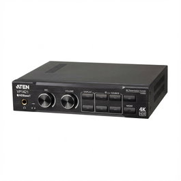 ATEN VP1421 Matriz de Conmutación 4x2 True 4K con Escalador de Vídeo, HDMI y HDBaseT, Negro
