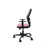 PIQUERAS Y CRESPO Silla de oficina Jorquera con mecanismo Sincro/Traslack Rosa y Gris