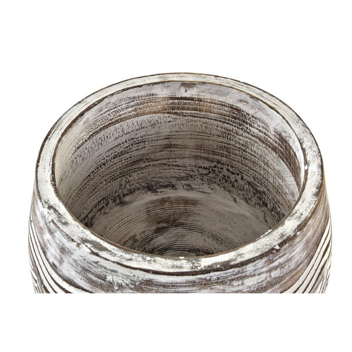 DKD Home Decor Macetero Albasia Envejecido Surtido de 2 Unidades