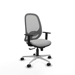 PIQUERAS Y CRESPO Silla de oficina Cilanco con mecanismo Sincro Gris