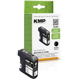KMP B62BX Cartucho de tinta negro compatible con Brother LC-223 BK