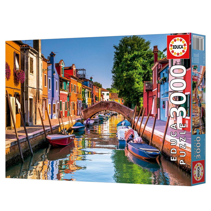 Educa Puzzle 3000 piezas Burano, Italia de 120 x 85 cm Educa Puzzle 3000 piezas Burano, Italia de 120 x 85 cm
