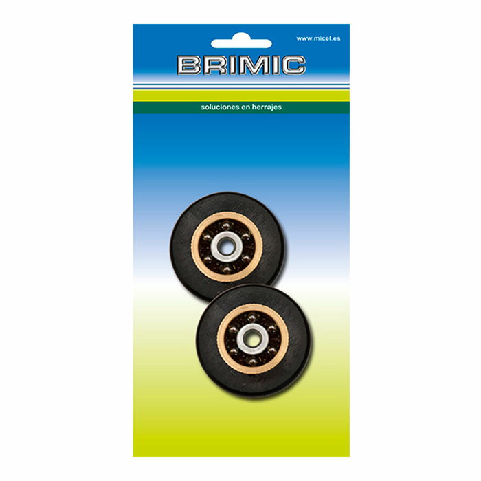 Micel Blíster con 2 rodamientos para mampara ø26mm Ne 91338