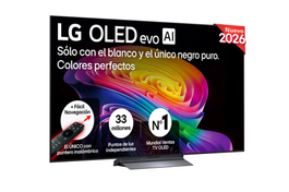 LG OLED65C66LB TV OLED evo AI C6 65" 4K UHD Smart TV WebOS 26, 120Hz, 4 HDMI, 2 USB, Antirreflejos Pro, 98.9%, Mando Único