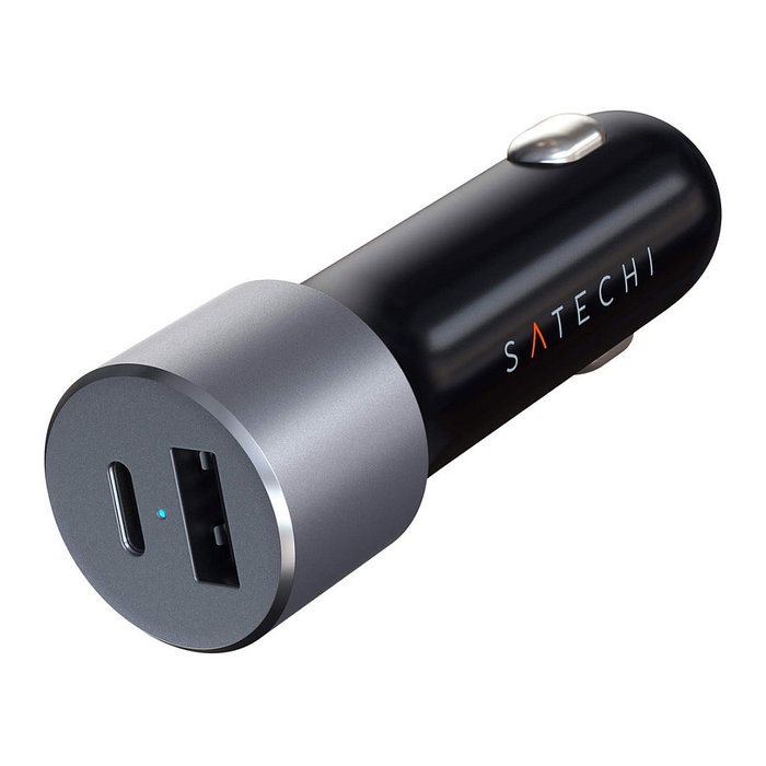 Satechi KFZ-Ladegerät, Negro/Gris Satechi KFZ-Ladegerät, Negro/Gris